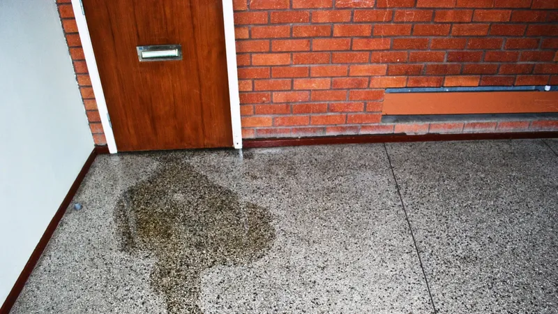 Lekkageschade in een appartement