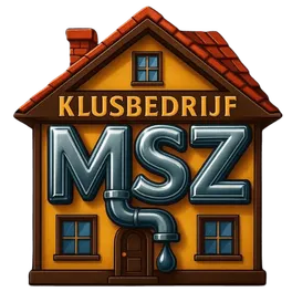 Logo-icoon van Klusbedrijf MSZ: een huisje met de letters MSZ
