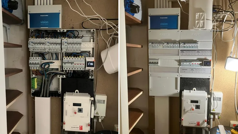 Keuken aangepast van gasaansluiting naar inductiekookplaat