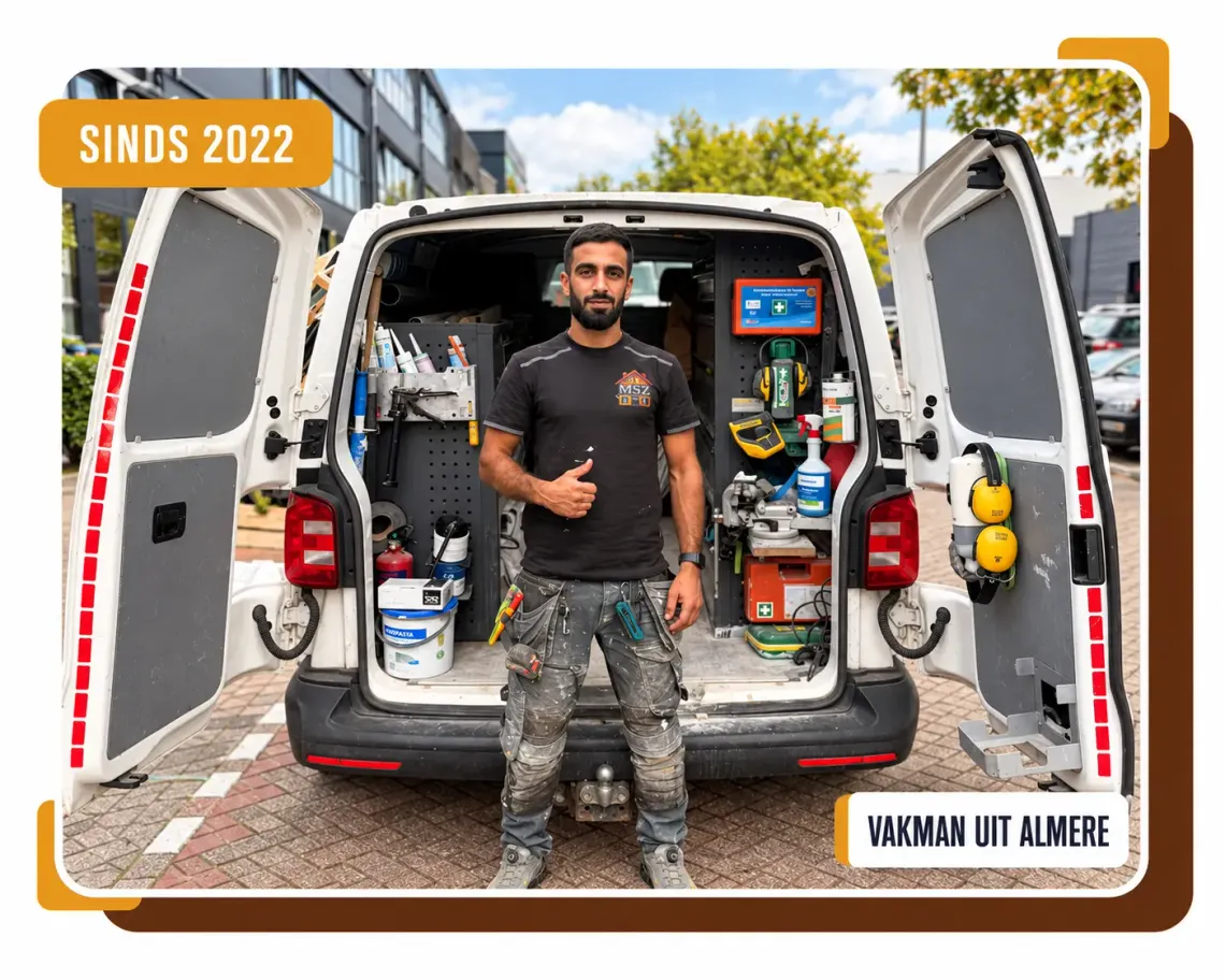 Mohammed Altaai, oprichter van Klusbedrijf MSZ in Almere