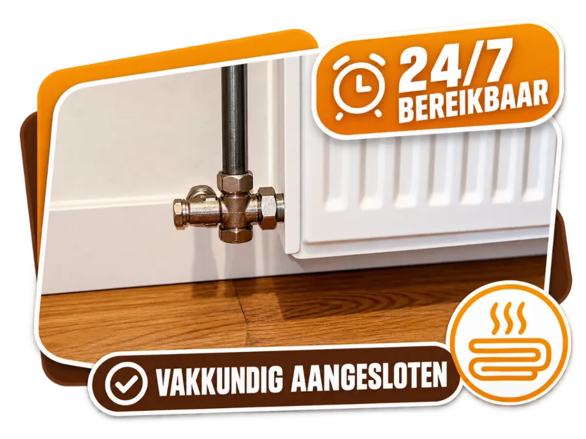 Radiator en vloerverwarming voor 24/7 verwarmingsservice in Almere